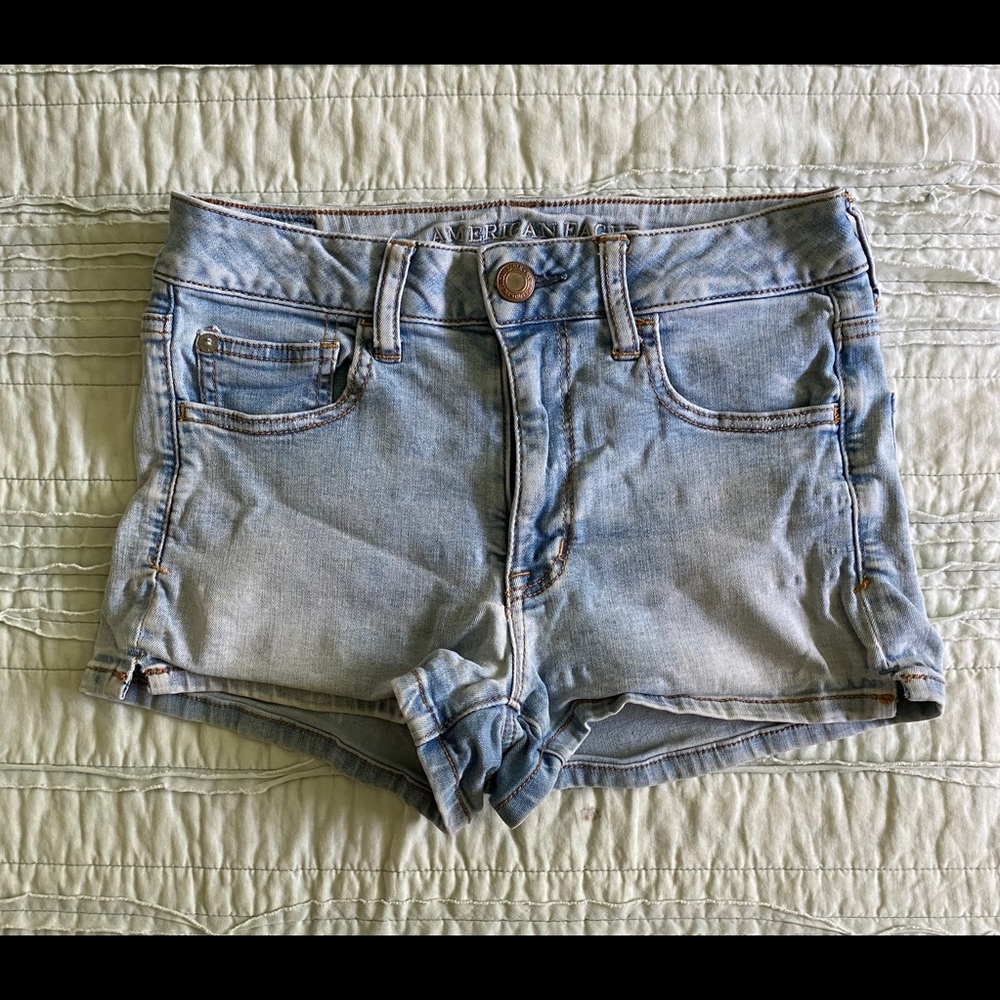 American Eagle super stretch shortie shorts